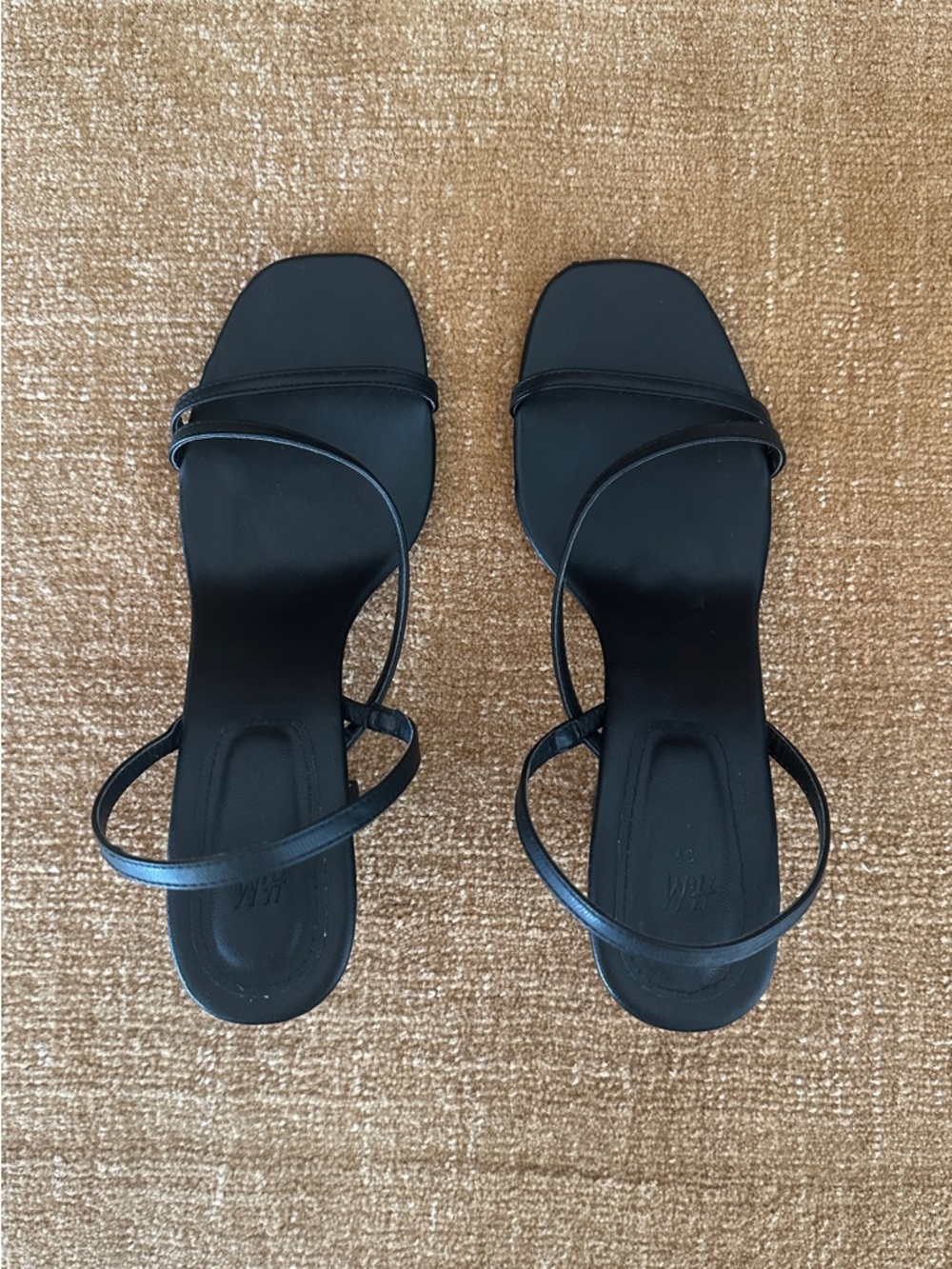 H&M Black Strappy Heel Sandals - Picture 2 of 4